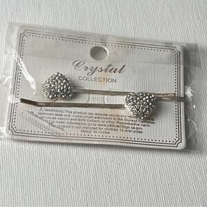 Crystal Collection Statement he Shaped  Hair Clip Accessories Side Slide